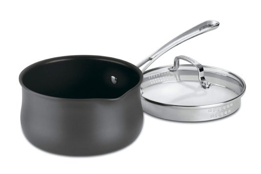 Cuisinart 6419-18P Contour Hard Anodized 2-Quart Pour Saucepan.